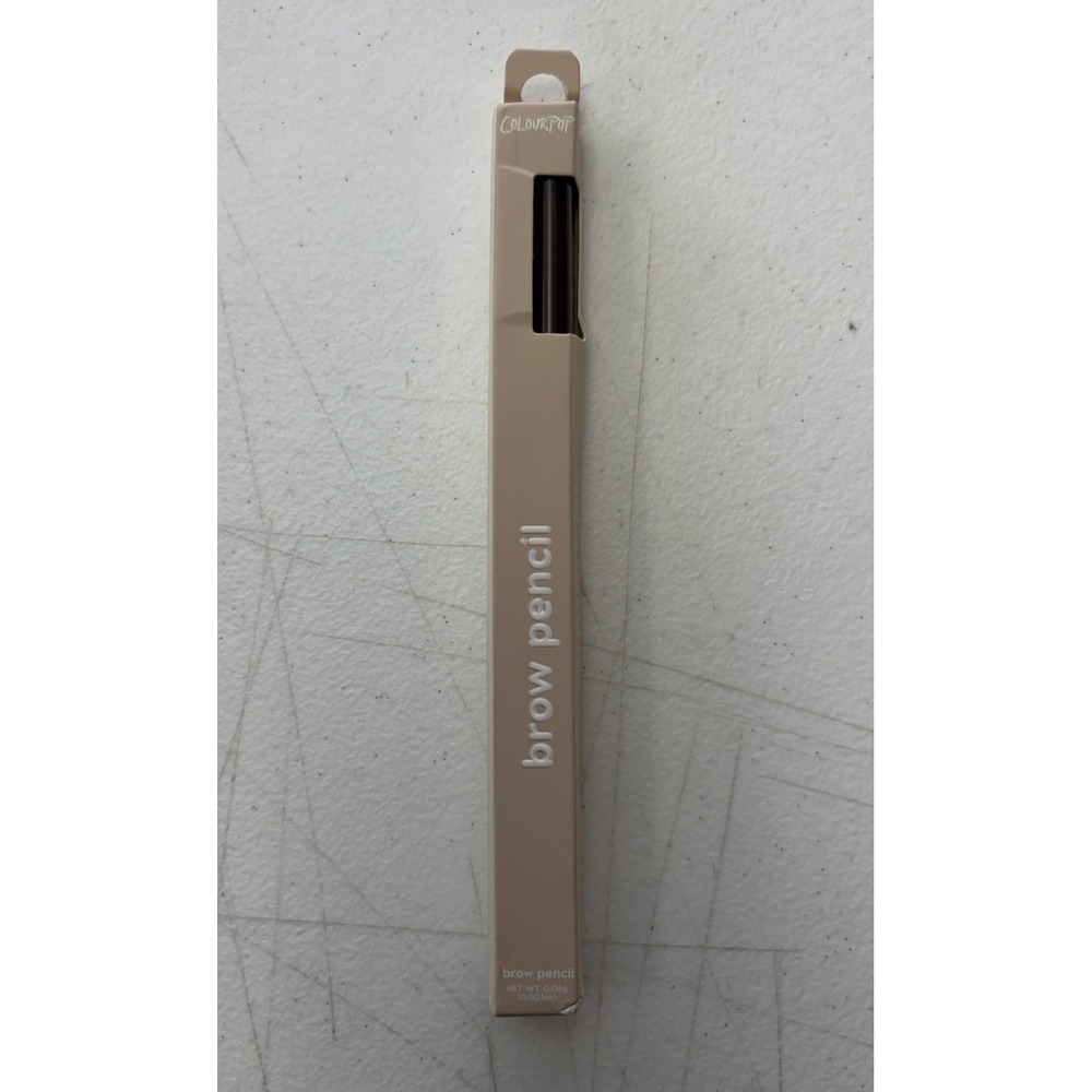 ColourPop Brow Eyebrow Pencil Dark Brown Full Size 0.003oz NIB Sm Bx Dmg